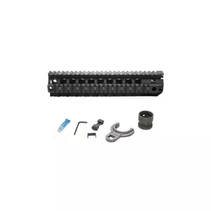 10″ Quad Rail, Picatinny 10″ Black