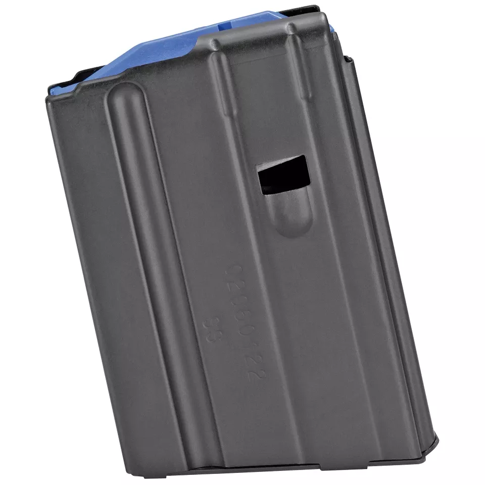 10-Round 6.5 Grendel Stainless Steel Black Magazine