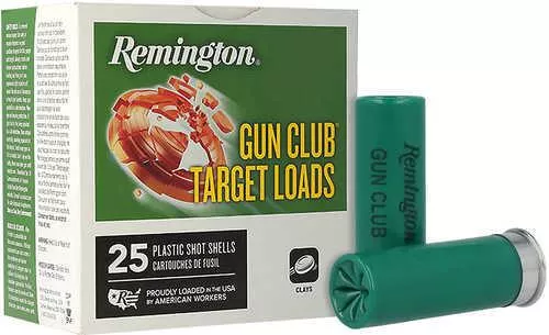 12 Gauge 25 Rounds Ammunition Remington 2 3/4" 1 1/8 oz Lead #7 1/2