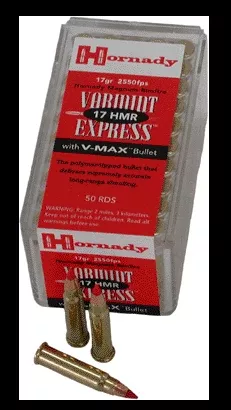 17 HMR 50 Rounds Ammunition Hornady 17 Grain Ballistic Tip