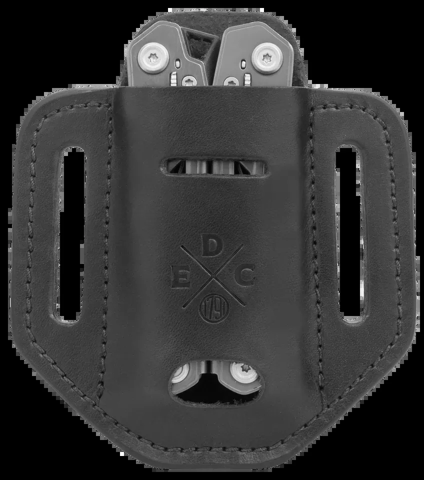 1791 Gunleather EDC Heavy Duty Ambidextrous Black Leather Belt Slide Holster
