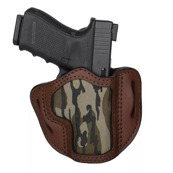 1791 Gunleather Mossy Oak Belt Holster Size 2.1 Brown Rh Fits Officer 1911/glock 1719
