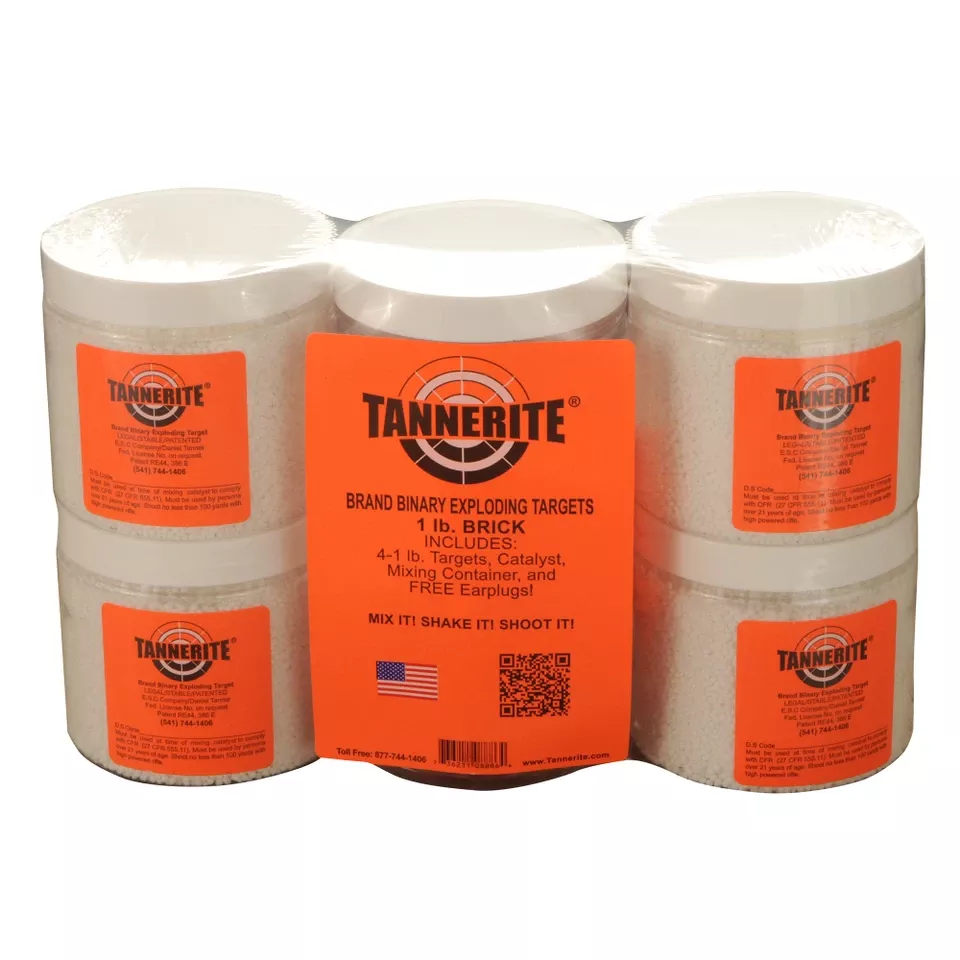 1LB Tannerite Brick Target 4-Pack
