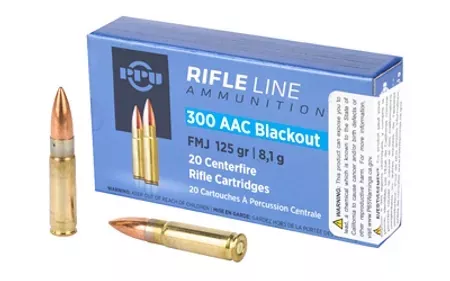 300 Blackout 125gr FMJ