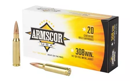 308 Win, 147 FMJ 20CT