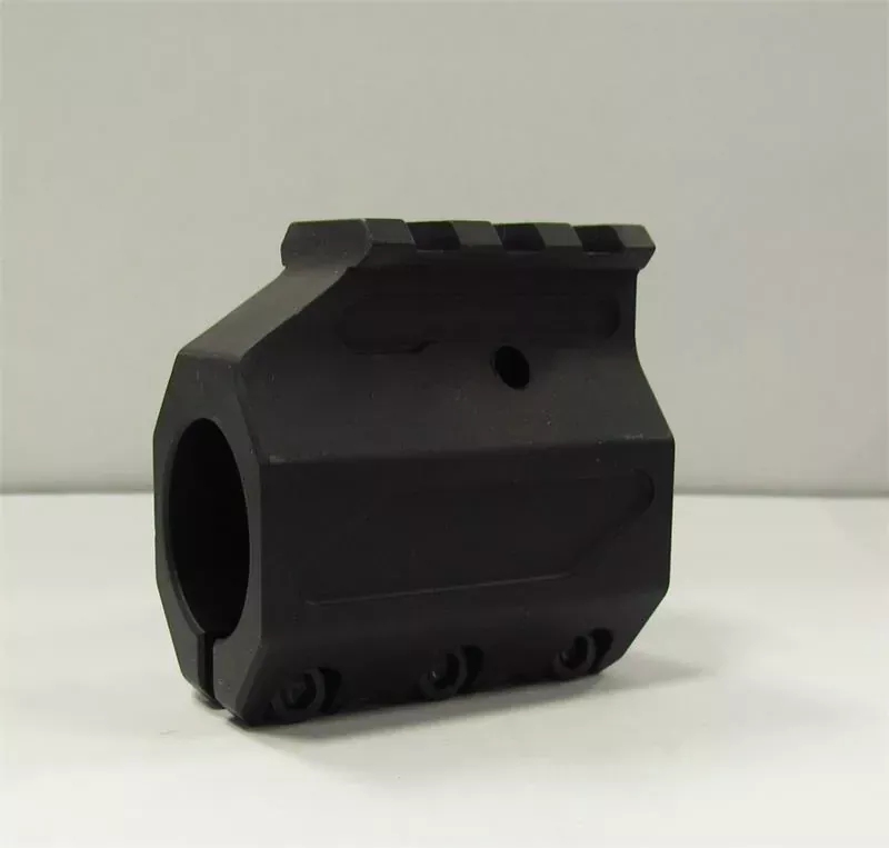 .875 Rail Height Single Rail Gas Block
