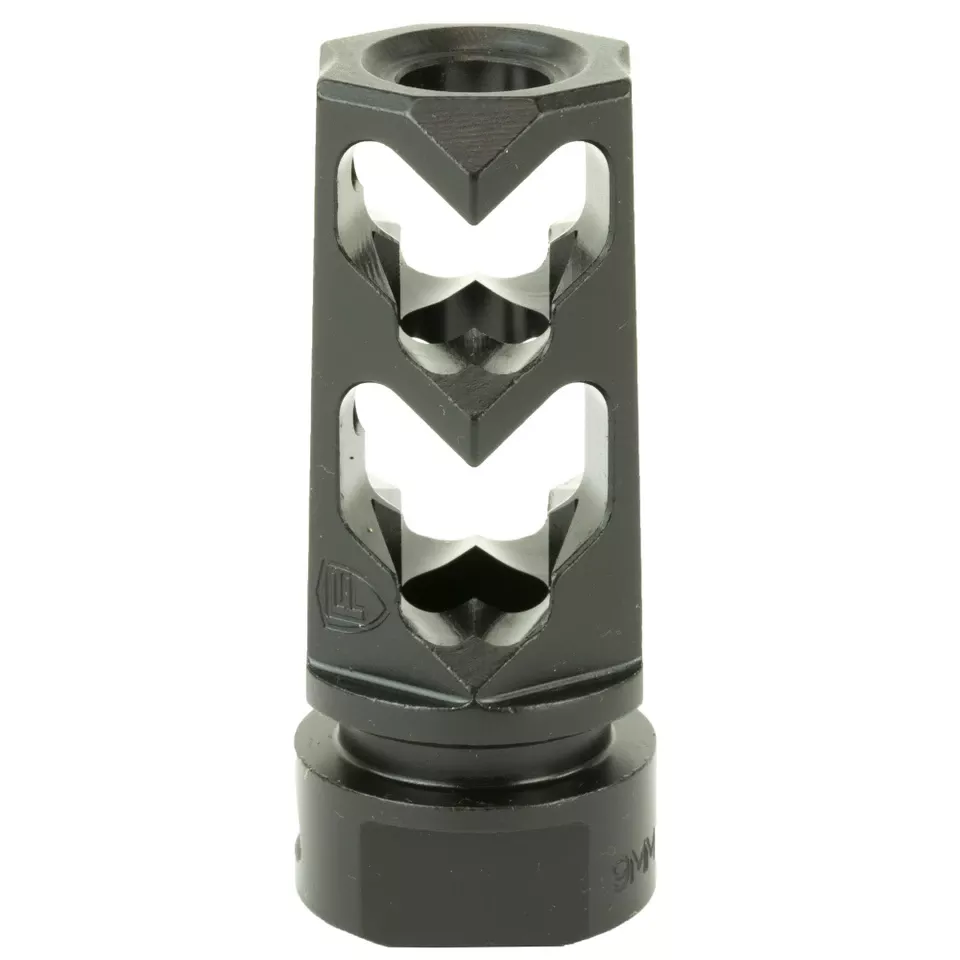 9mm Fortis Muzzle Brake 1/2x36 Black