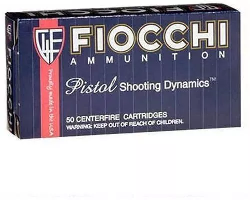 9X21mm 50 Rounds Ammunition Fiocchi Ammo 123 Grain Full Metal Jacket