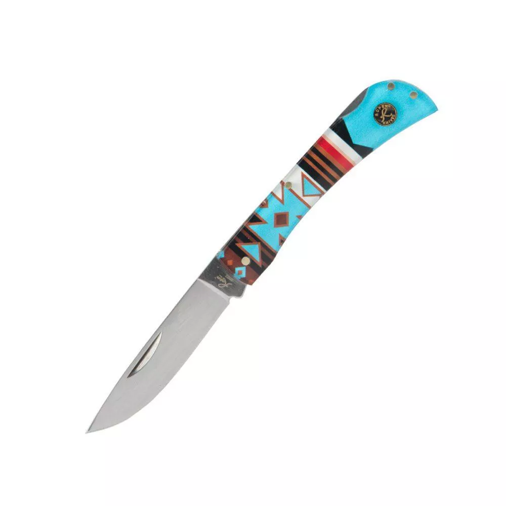 ABKT Roper Tumble Weed Sunset Series II Folding Knife 3″ Drop Point Blade