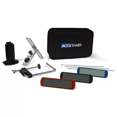 AccuSharp Knife Sharpener 3 Stone Precision Sharpening Kit 060C