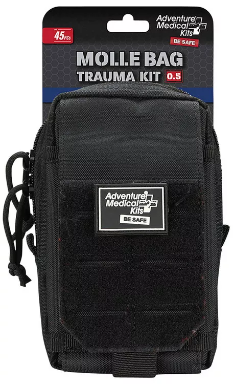 Adventure Medical Kits 20640301 MOLLE Bag Trauma Kit 0.5 Stop Bleeding Black UPC: 707708003011