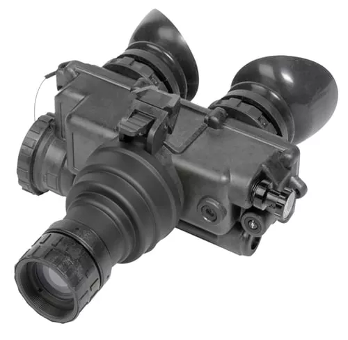 AGM Global Vision 12PV7122253021 PVS-7 NL2 Night Vision Goggles Black 1x 27mm Generation 2+ Level 2 45-57 lp/mm Resolution