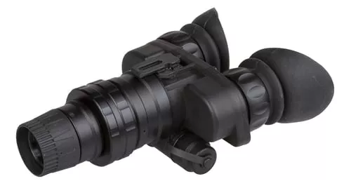 AGM Global Vision 12WO4122104031 Wolf-7 NW3 Night Vision Goggles Black 1x 24mm Generation 2+ White Phosphor Level 3 45-51 lp/mm Resolution