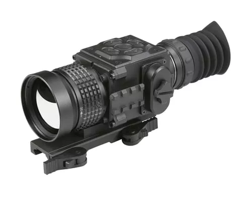 AGM Global Vision 3083455006SE51 Secutor TS50-384 Thermal Rifle Scope Black 2.4x 50mm Multi Reticle 384x288, 50Hz Resolution Zoom Digital 1x/2x/4x/PIP Features Rangefinder