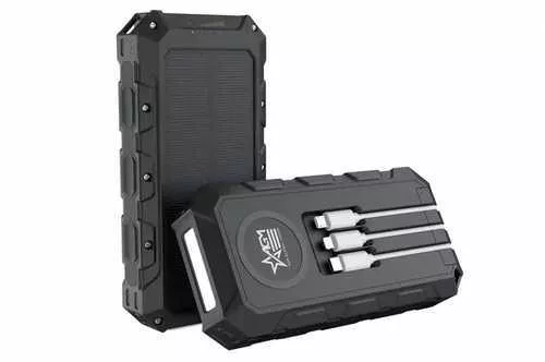 AGM Global Vision 6628XPB31 Solar Power Bank Black 5V