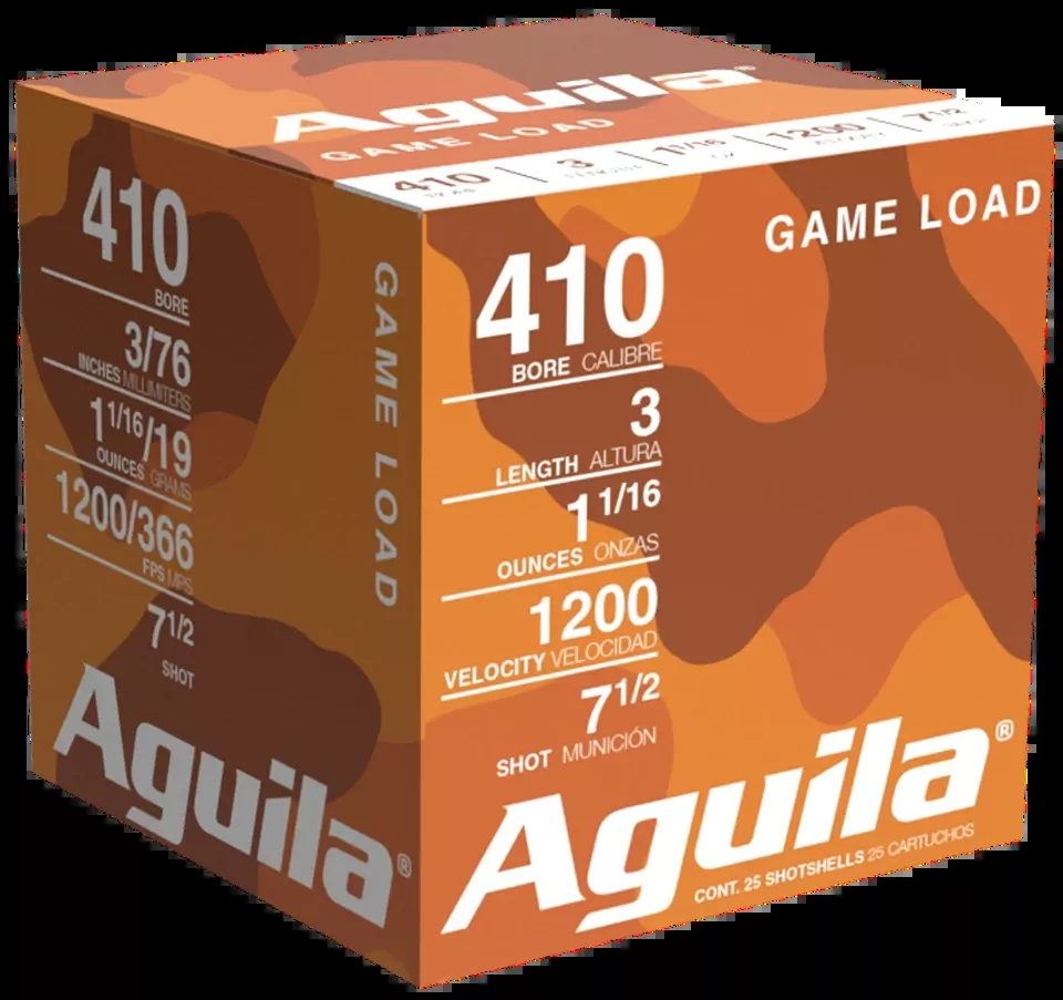 Aguila 410 Gauge Birdshot 3" 7.5 Shot 25/Box