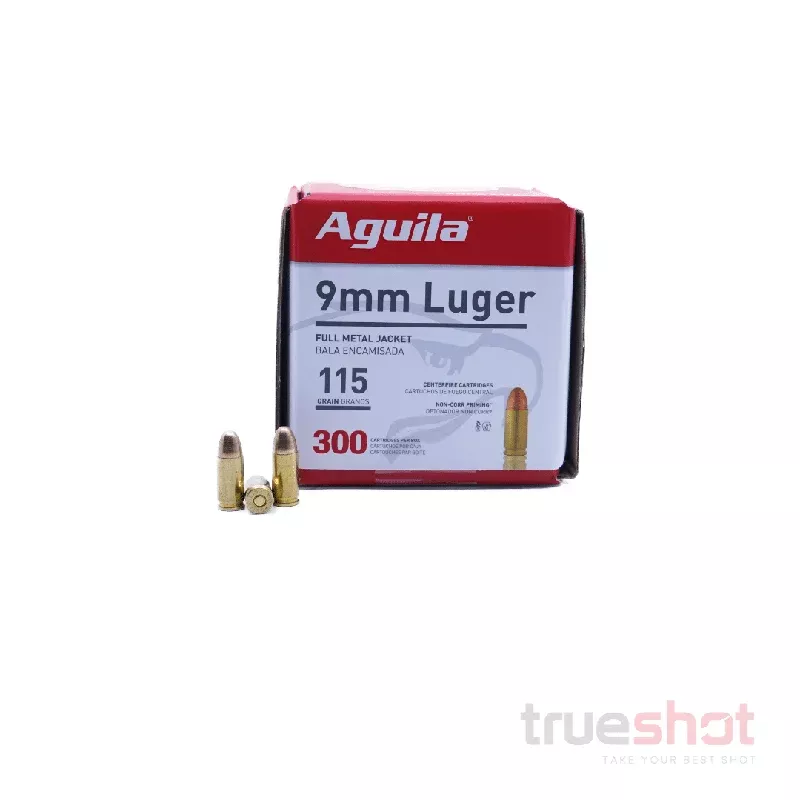 Aguila – 9mm – 115 Grain – FMJ – Bulk Pack
