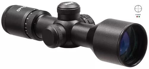 Aim Sports JTD3940G Tactical Compact Black Anodized 3-9x40mm 1" Tube Dual Illuminated Green/Red P4 Sniper Reticle