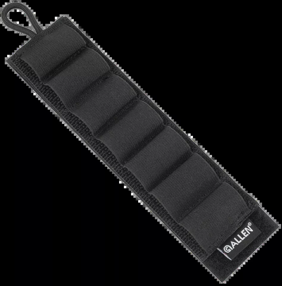 Allen 18421 Ammo Card - Black Endura 12 Gauge 7-Round Velcro Mount