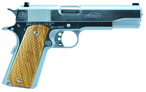 AMER CLSC GOVT 1911 38SUP 5" 9RD CHR