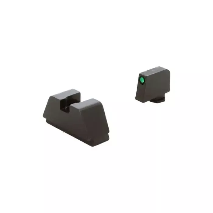 Ameriglo Night Sight Set All Glock Except 42/43/48 Xl Tall Green Front Black Rear