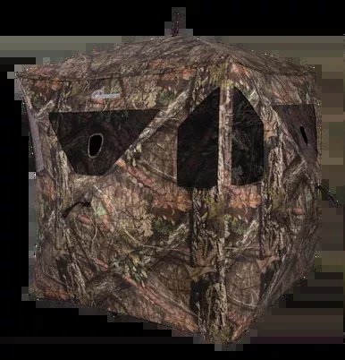 Ameristep Brickhouse Hub-Style Ground Blind Mossy Oak Break-Up Country