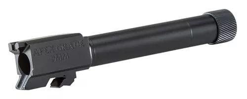 Apex Tactical 105062 Apex Grade Drop-In 9mm Luger 4" Black Melonite Finished Stainless Steel Material with Threading for S&W M&P 2.0 Compact