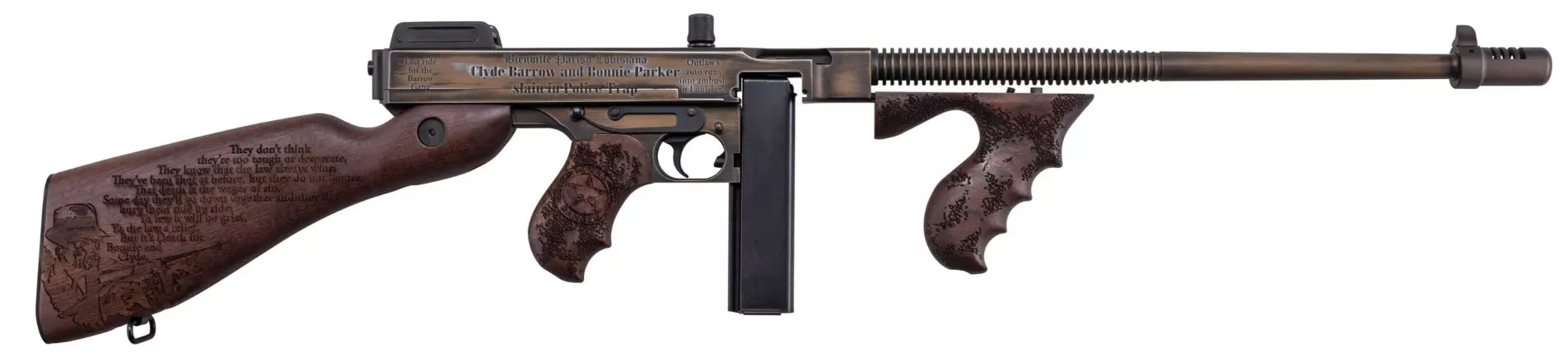 AUTO-ORDNANCE – THOMPSON BONNIE&CLYDE 1927A1 45ACP 50RD