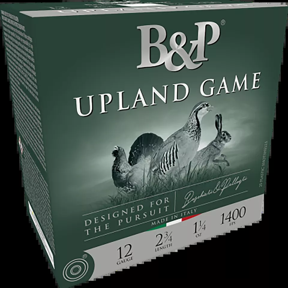 B&P Ammunition 12 Gauge Upland Game Shotgun Shells - 25 Rounds
