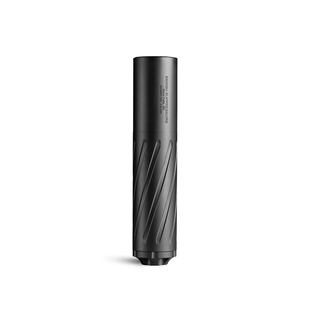 Banish 223 Direct Thread Suppressor .223 Rem/5.56mm Titanium 1/2″x28 Black