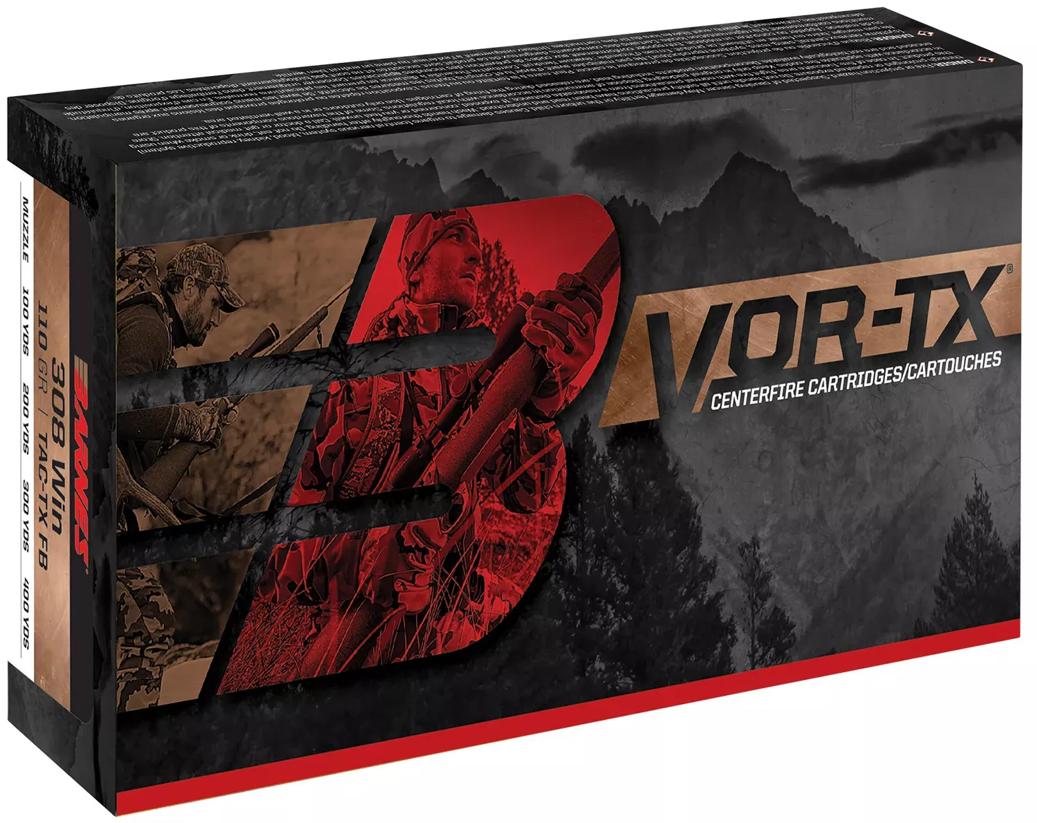 Barnes VOR-TX 7 mm Remington Magnum 160 Grain Triple shock x, 20-Round Box
