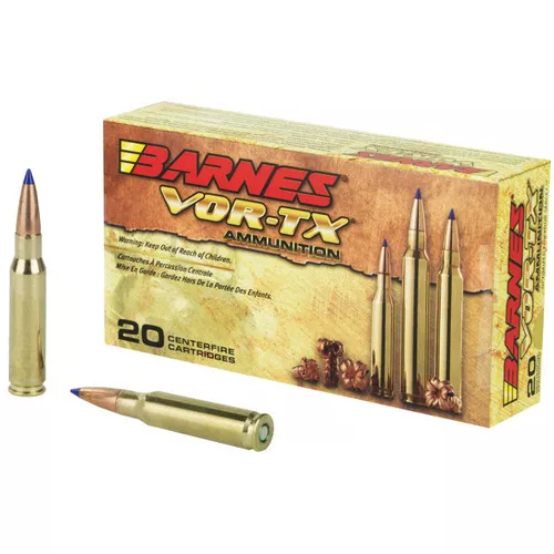Barnes Vor-TX Hyper Velocity Centerfire Ammunition, 308 Winchester, Tipped TSX Boat Tail, 150 Grain – 20 Cartridge Box ( 20 / 1 )