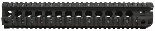 BCM QRF12556BLK QRF12" Free-Floating Style Made of Aluminum with Black Anodized Finish & Picatinny Rail for AR-Platform