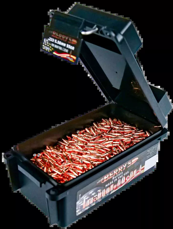 Berry's Superior .223/5.56 Cal 62gr FMJ Boat Tail - 37754