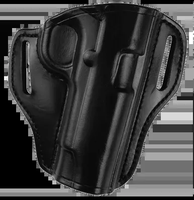 Bianchi 25022 57 Remedy OWB Holster Size 11 Black Leather Right Hand