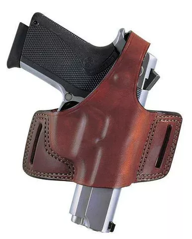 Bianchi 5 Black Widow OWB Holster Right Hand Ruger SP101, S&W J Frame 2″ Leather Tan