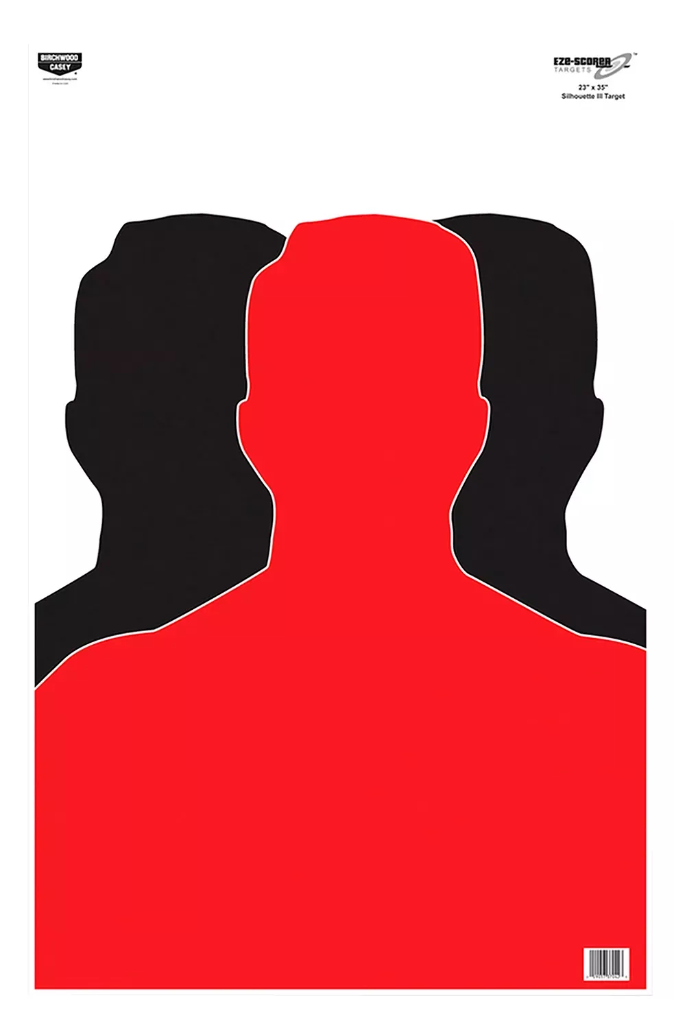Birchwood Casey 37042 EZE-Scorer Silhouette Paper Target 23″ x 35″ 100 Per Pkg