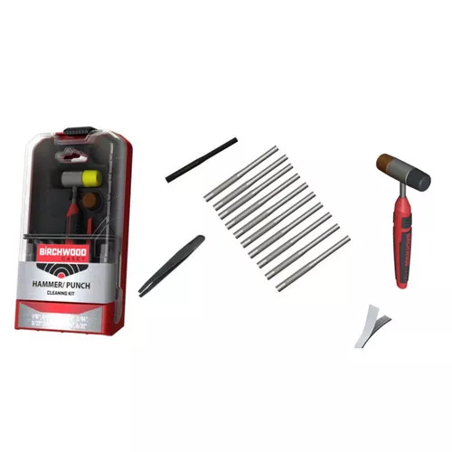 Birchwood Casey ARPNCHHMKIT HammerPunch KitBlackRed AR Platform Firearm 19 Pieces UPC: 888151039342