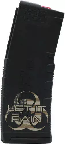 Black Rain Laser Etched Magazines 30RD Let It Rain