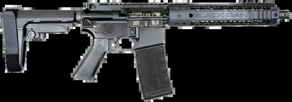 Black Rain Ordnance Spec15 300 Blackout Tactical Pistol with SBA3 Brace and M-LOK Handguard
