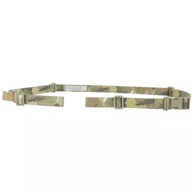 Blue Force Gear Vickers | 2 Point Combat Sling | Push Button Swivels | 54″ with Adjuster Tightened | Coyote | 1.00″ Webbing | VCAS-PB-125-AA-CB