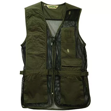 Bob Allen Full Mesh Shooting Vest Sage Green Right Hand XS