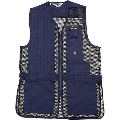 Bob Allen Men’s Full Mesh Shooting Vest Navy Medium