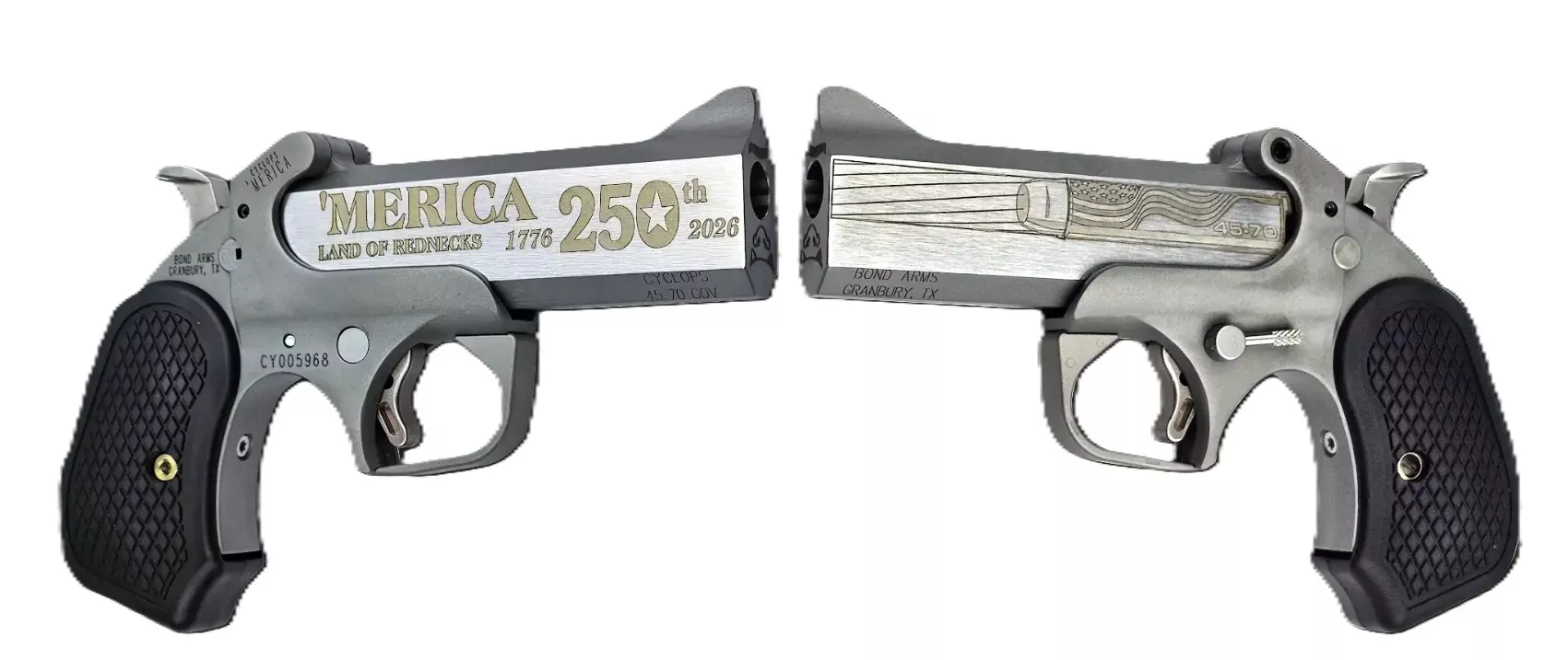 Bond Arms 250TH Redneck 45-70 SS 4.25″