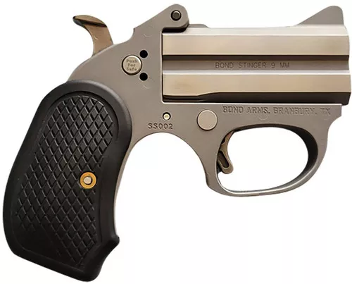 Bond Arms Honey B Break Action Derringer – 380 ACP Caliber, 3 Inch Barrel, Stainless Steel, Matte Stainless Steel