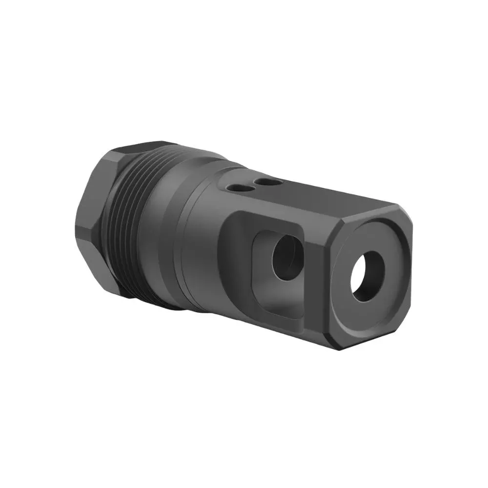 Breek Arms Plan B Echo Single-Port Muzzle Brake .223/5.56 1/2×28 Thread Black