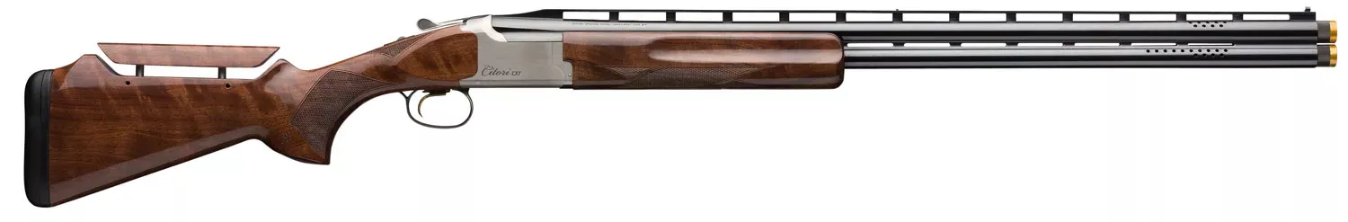 Browning 018182327 Citori CXT White 12 Gauge 32″ Barrel 3″ 2RD, Blued Steel Barrel, Silver Nitride Finished Receiver, American Black Walnut Monte Carlo Stock With Graco Adjustable Comb