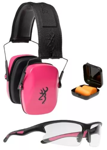 BROWNING BUCKMARK RANGE KIT – WITH GLASSES PINK