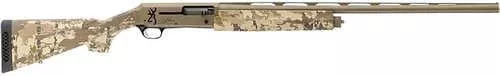Browning Silver Field Semi-Automatic Shotgun 12 Gauge 3.5" Chamber 26" Barrel 4 Round Capacity Brass Bead Front Sight Vintage Tan Camouflage Synthetic Stock Matte Black Finish