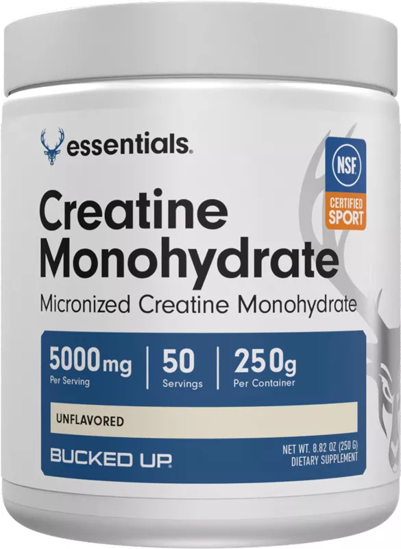 BUCKED UP CREATINE MONOHYDRATE – UNFLAVORED 50 SERVINGS
